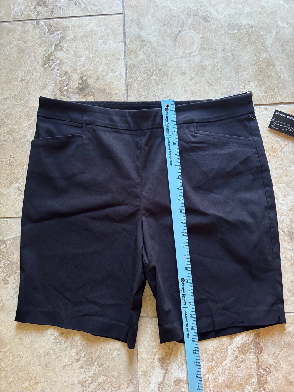 Women’s Black George Ladies Bermuda Shorts